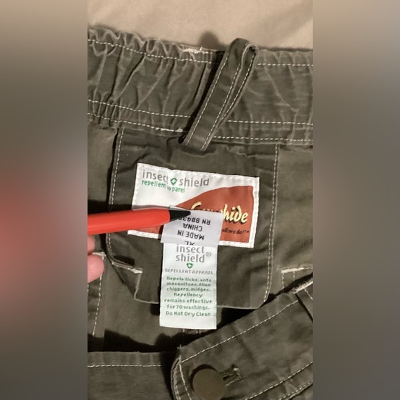 Gamehide Insect Shield Tick Repellent Women’s Cargo Pants Side‎ XL - Picture 3 of 11